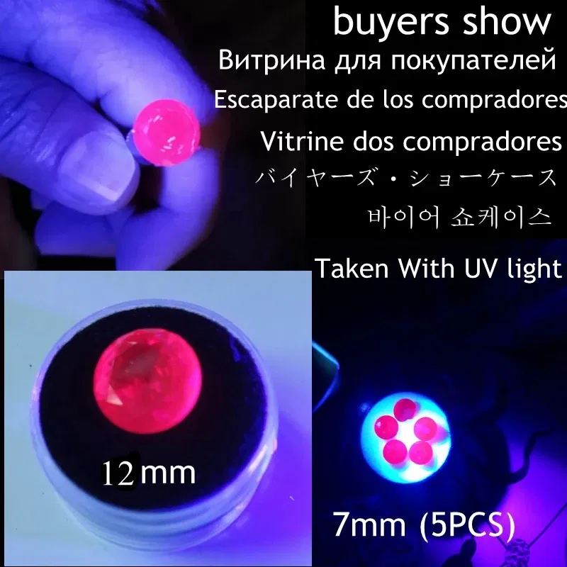 Color: RED COLOR, Item Diameter: 5mm - AAAA+ Large Red Ruby Round Cut VVS Gem 12.0mm 10.50ct Natural Mined Sri-Lanka Garnet Ruby