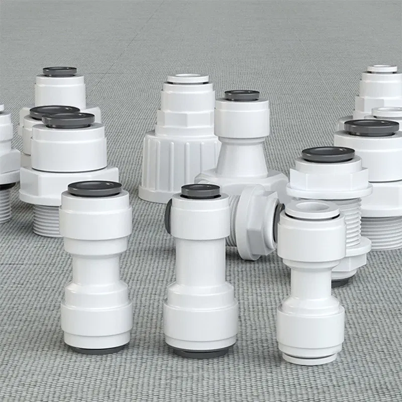 Straight Ro Quick Water Fitting 1/4" Hose Pipe 3/8" Male Female Thread Coupling Connector Water Filter Reverse Osmosis Parts