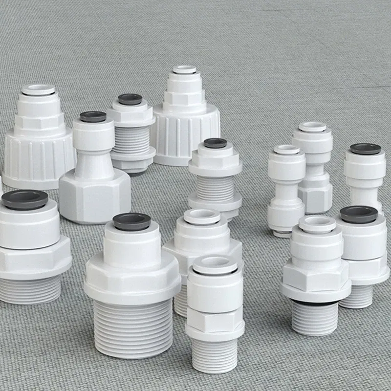 Straight Ro Quick Water Fitting 1/4" Hose Pipe 3/8" Male Female Thread Coupling Connector Water Filter Reverse Osmosis Parts