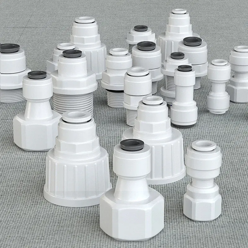 Straight Ro Quick Water Fitting 1/4" Hose Pipe 3/8" Male Female Thread Coupling Connector Water Filter Reverse Osmosis Parts