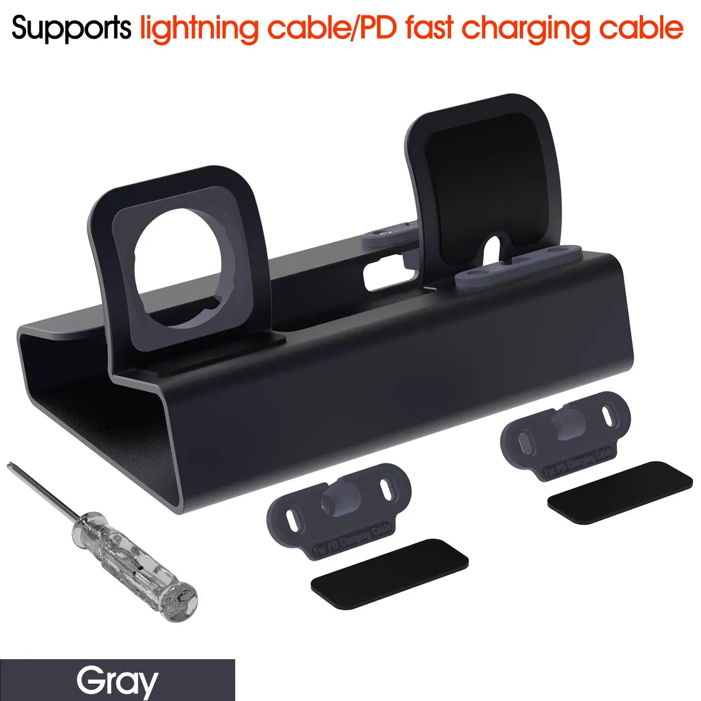 Color: Yellow - Charging Dock Station Stand Holder For AirPods IPad Air Mini Apple Watch For iWatch For iPhone 14 13 12 11 X XR XS MAX 8 7Plus