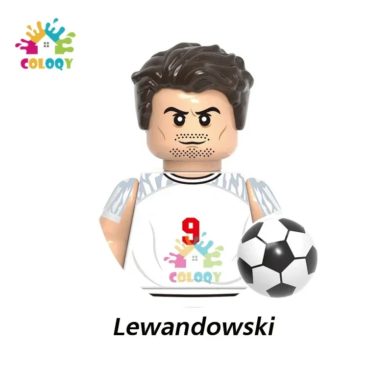 Color: Brown, Ships From: CHINA - Kids Toys Football Stars Building Blocks Sport Player Bailey Messi Ronaldo Mini Action Figures Toys For Kids Christmas Gifts