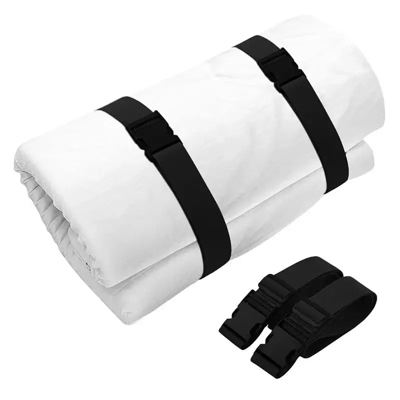 Color: green - 2pcs Travel Tied Black Durable Nylon Cargo Tie Down Luggage Lash Belt Strap Plastic Buckle Travel Kits Outdoor Camping Tool