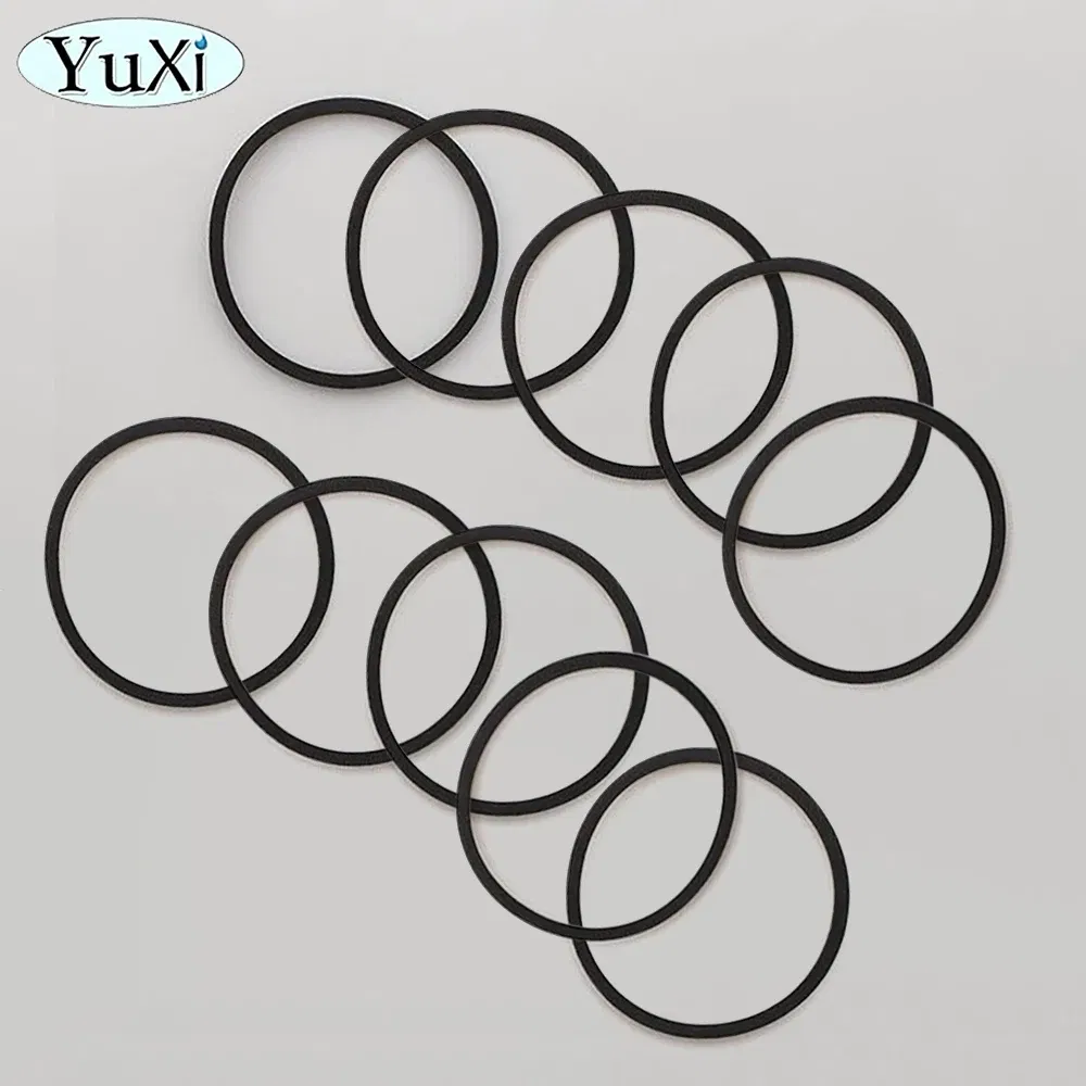 Color: Silver - 10cs DVD Disk Drive Rubber Belts For Xbox 360 Microsoft Stuck Disc Tray Black Rubber Rings Replacement Accessories