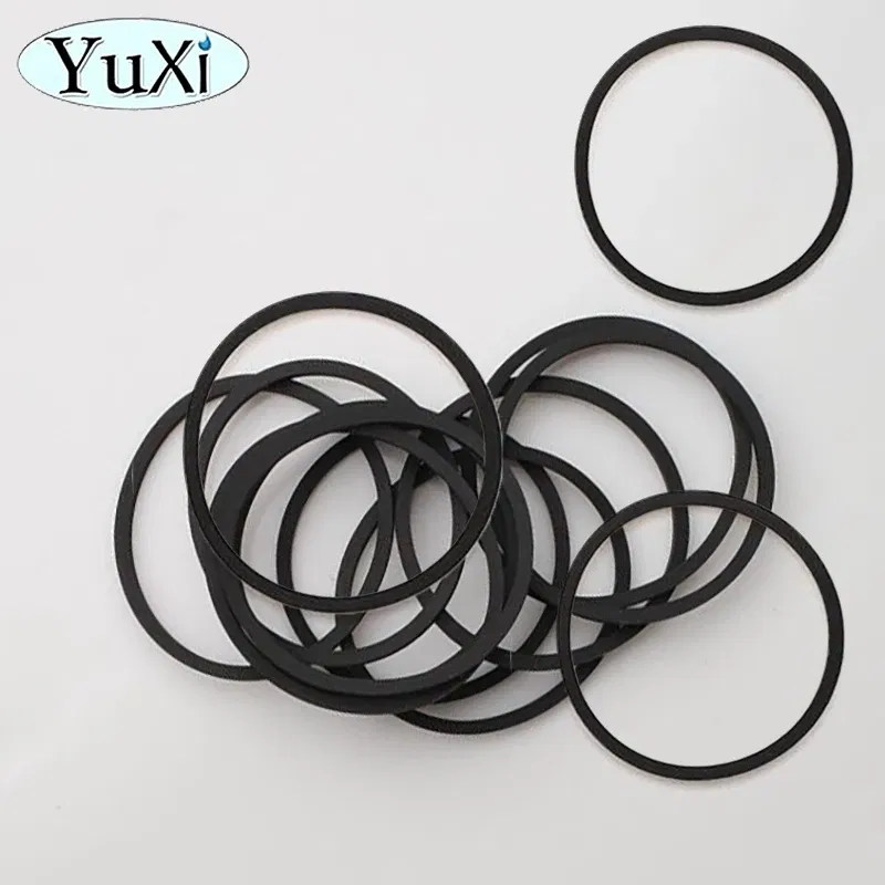 Color: Silver - 10cs DVD Disk Drive Rubber Belts For Xbox 360 Microsoft Stuck Disc Tray Black Rubber Rings Replacement Accessories
