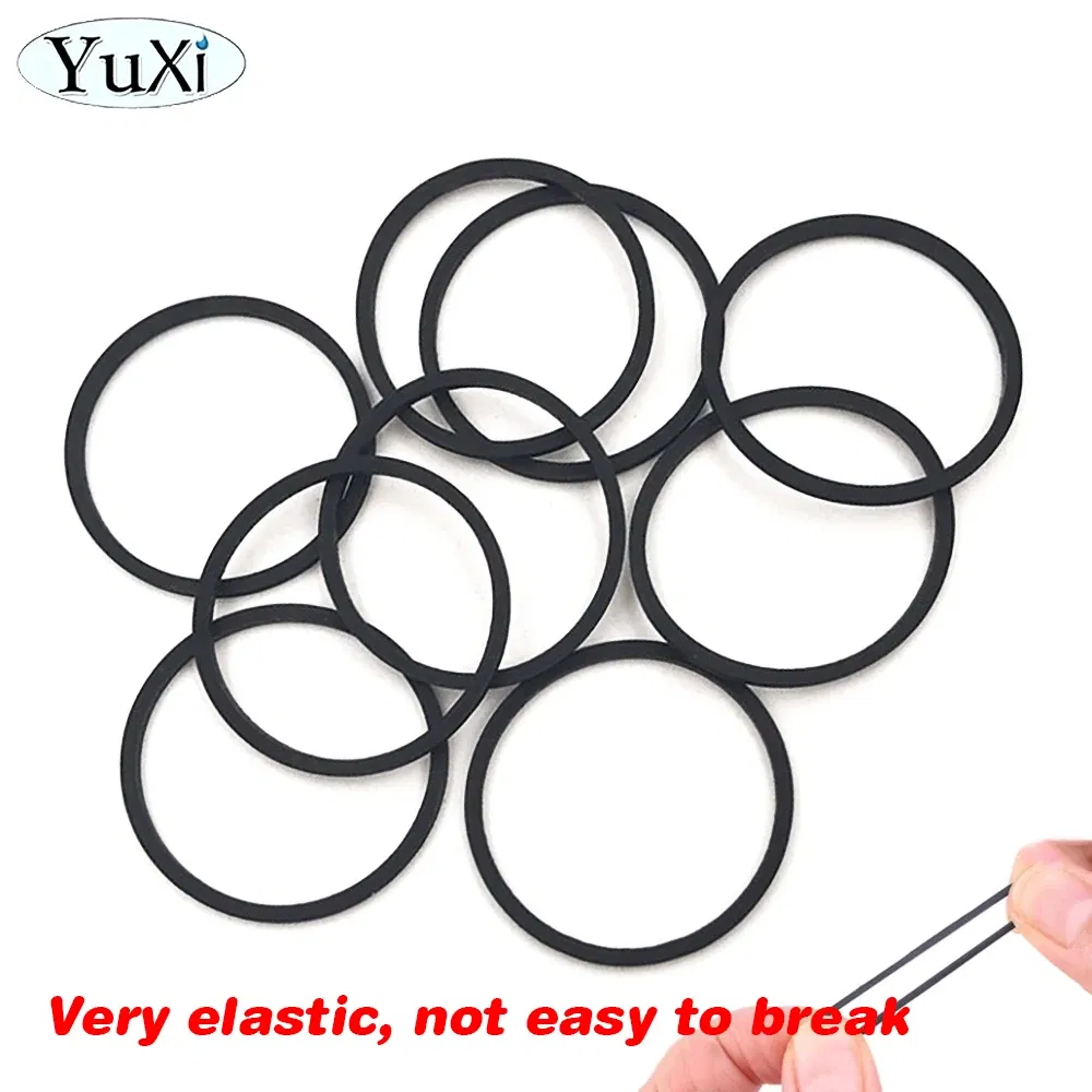 Color: Silver - 10cs DVD Disk Drive Rubber Belts For Xbox 360 Microsoft Stuck Disc Tray Black Rubber Rings Replacement Accessories