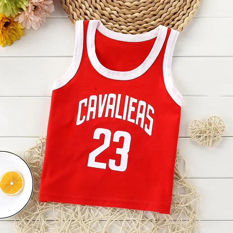 Color: black, Kid Size: 7 - Summer Kids Tops Clothes Tank Sleeveless Breathable Cotton Children T-shirt Vest Top Clothing Outfit Cartoon Boys Girls 0-7Years