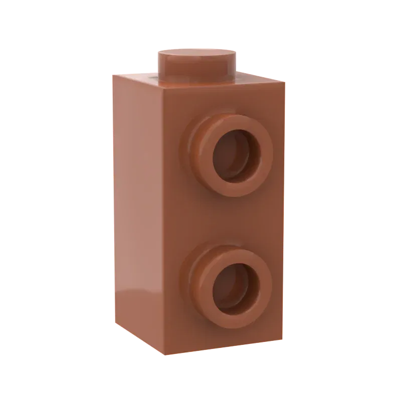 Color: PURPLE - 10PCS Assembles Particles 32952 1x1x1 2/3 Single side Mini Bricks Building Blocks DIY Replaceable Parts Toys For Children Gifts