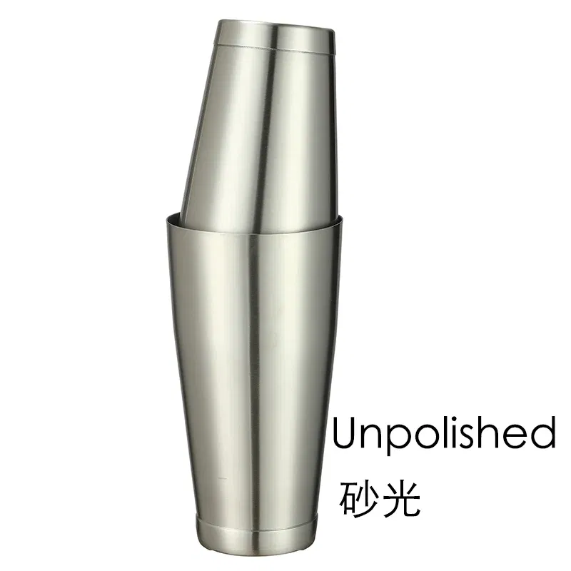 Color: Navy Blue - Stainless Steel Boston Shaker Bar Shaker with different Surface Finish -2 Piece Cocktail Shaker, 15-Ounce and 25-Ounce
