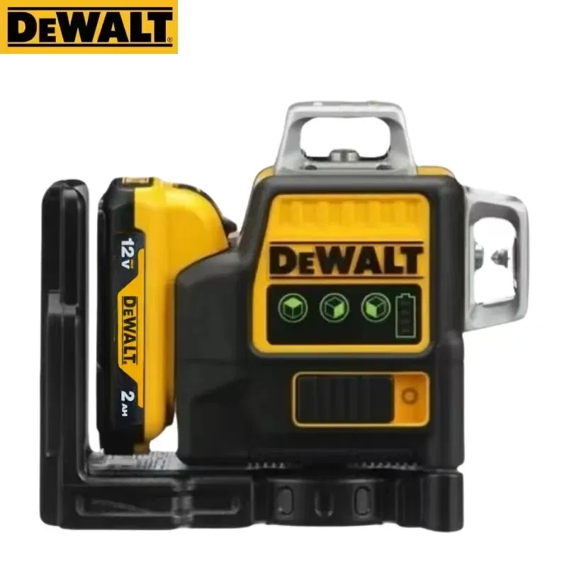DEWALT Laser Level DW089LG Self Levelling 12 Line 3 x 360 Degrees Green Beam Laser 12V MAX Li-Ion Battery Lasers
