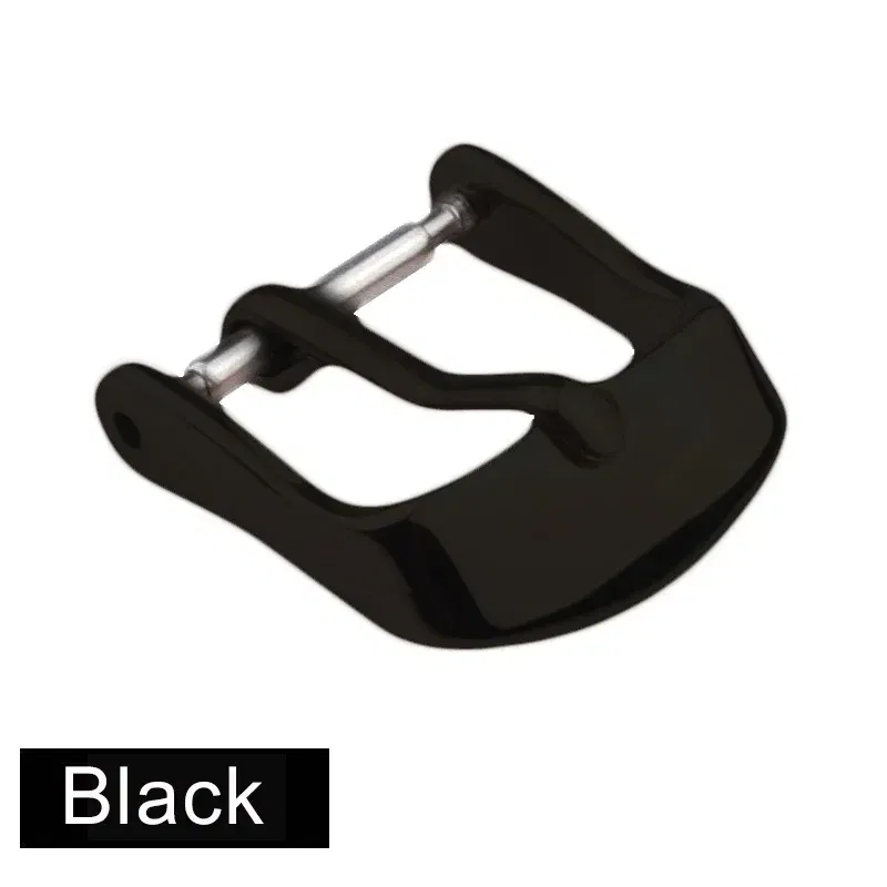 Band Color: Blue Light Blue, Band Width: 14mm, Ships From: CHINA - Stainless Steel Watch Buckle for Leather Strap Pin Buckle Strap Buckle Gold Silver Rose Gold Strap Button Accessories