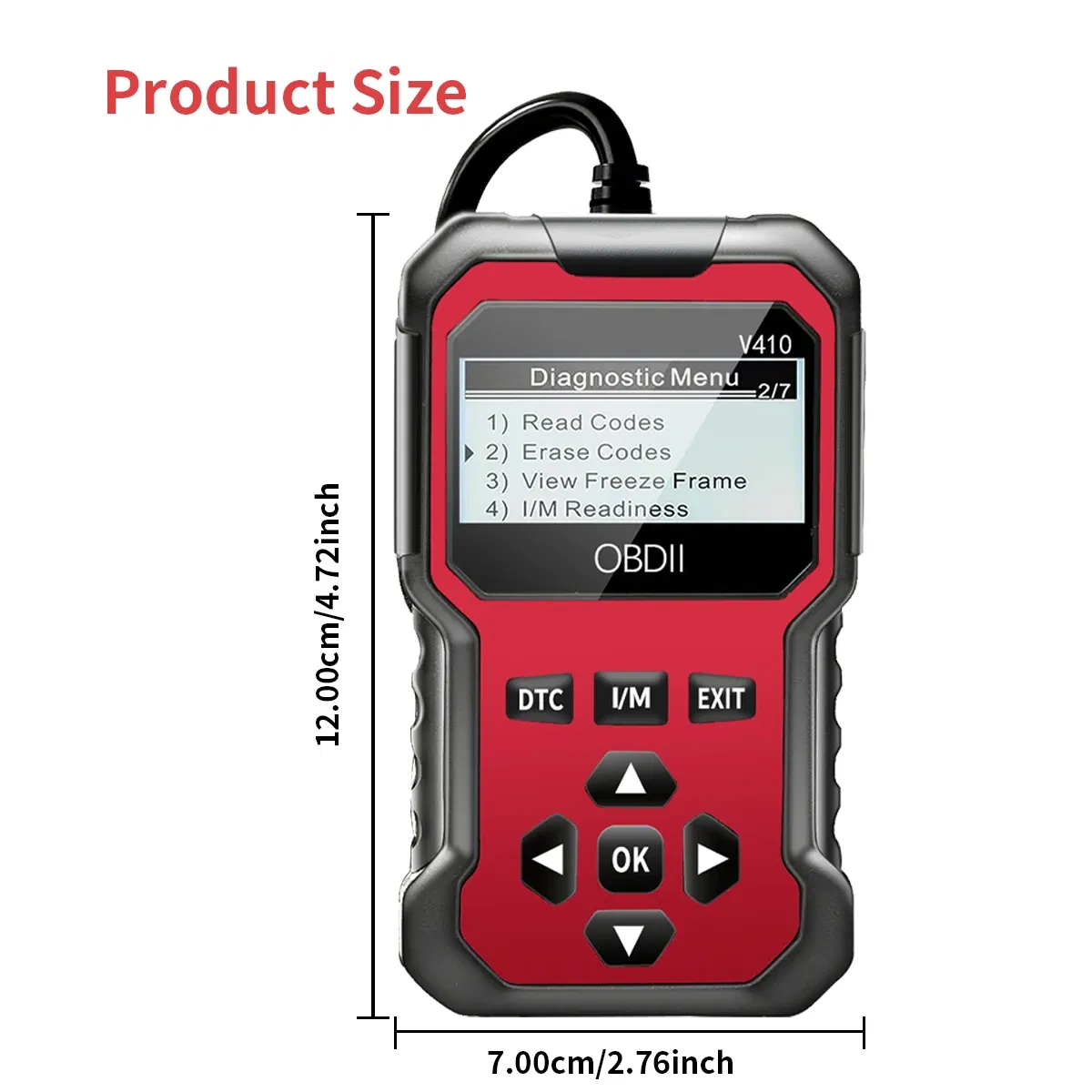 Color: Red - Car Obd2 Scanner Diagnostic Tool Code Reader Engine Fault Code Reader Scanner Can Diagnose All Obd Ii Protocol Cars since 1996 Scan Tool