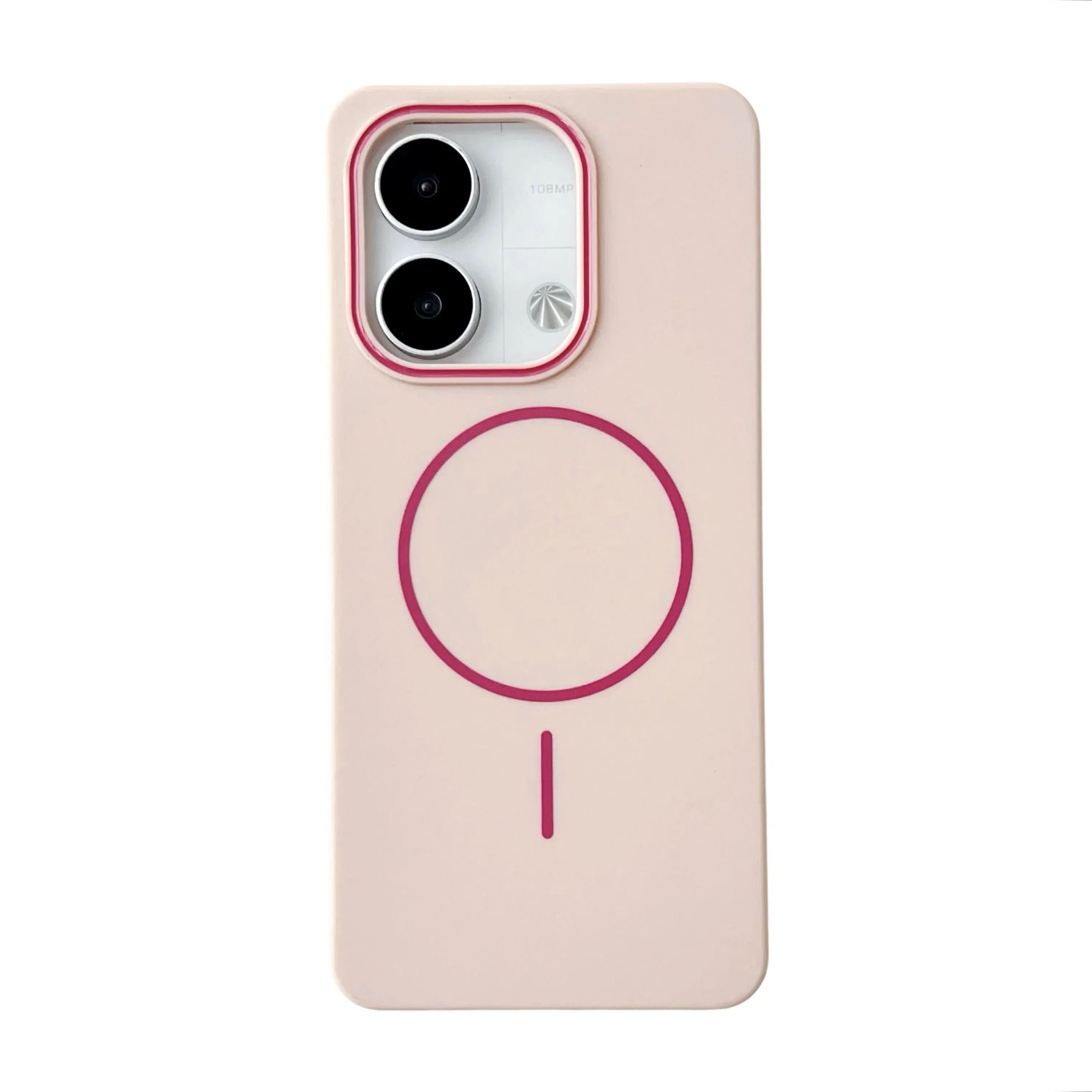 Color: SKY BLUE, Compatibility by Model: Redmi Note 14 4G (Global) - NEW  For Redmi Note 14 13 Pro A4 A5 4G 5G skin sensitive original thin circle magnetic solid color phone protective case