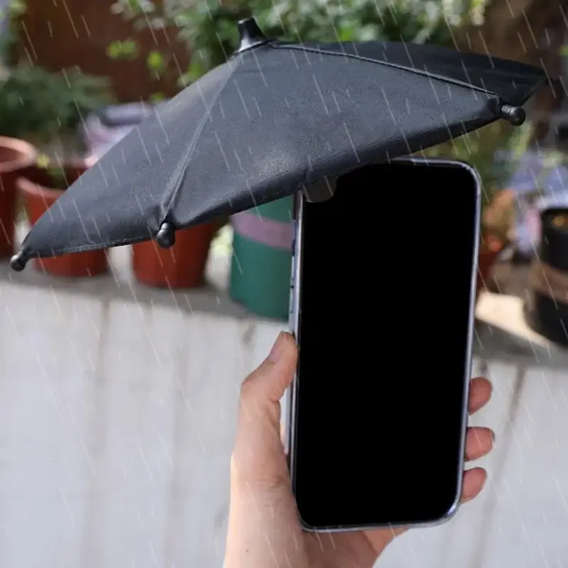 Phone Shade Umbrella Sun Shield Umbrella Phone Holder Adjustable Desktop Phone Stand Sun Visor Sun Shield Phone Umbrella Stand