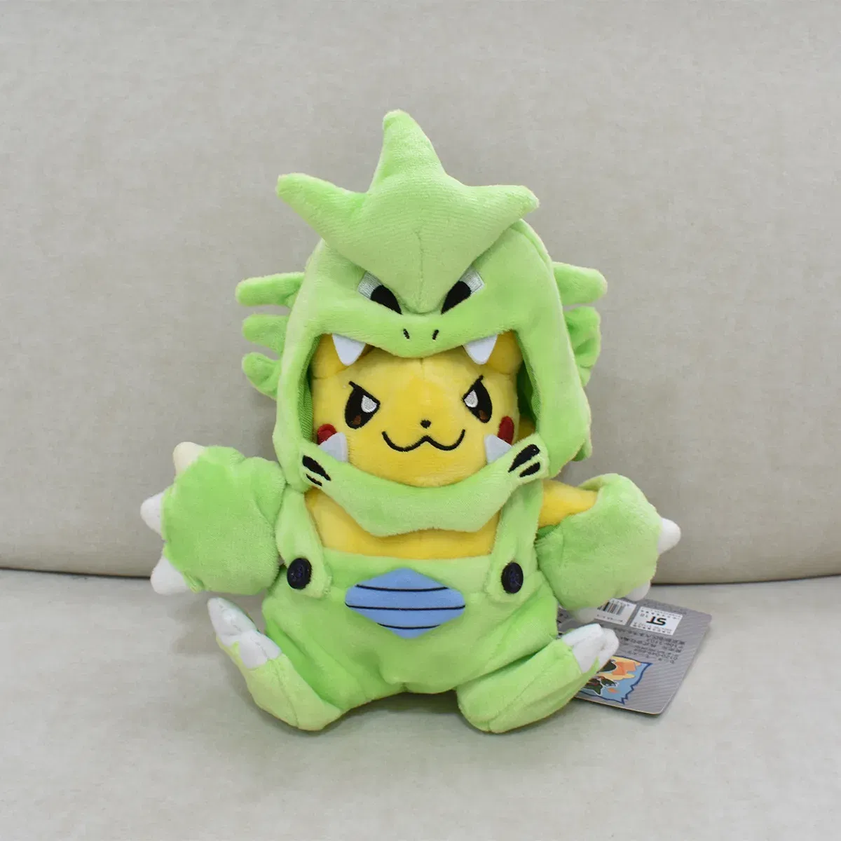 Color: Green - Pokemon Pikachu Cosplay Toys Charizard Snorlax Garchomp Tyranitar Hydreigon Anime Stuffed Plush Cartoon Peluche Dolls
