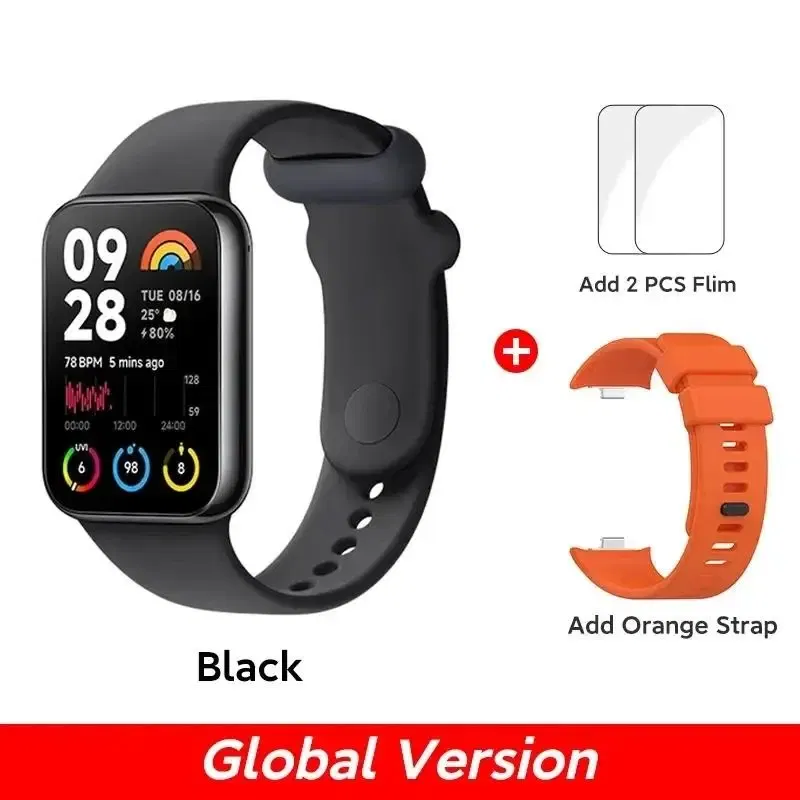 Color: Pearl Powder, Ships From: CHINA - New! Band 8 Pro Global Version Smart Wristband1.74" Color Square AMOLED GNSS Blood Oxygen Heart Rate Monitor Bluetooth 5.3