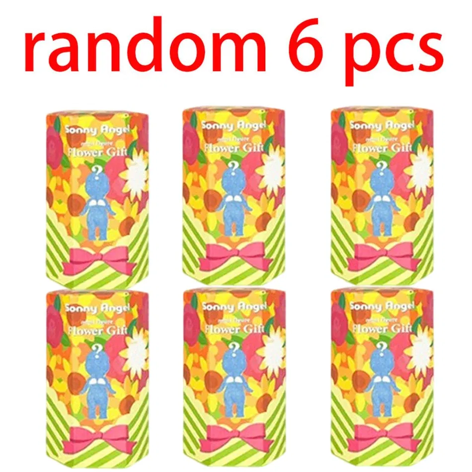 Color: Red - Sunshine Angel Party Angel Kids Christmas Birthday Gift Flower Gift Series Tide Doll Car Decoration Cute Blind Box