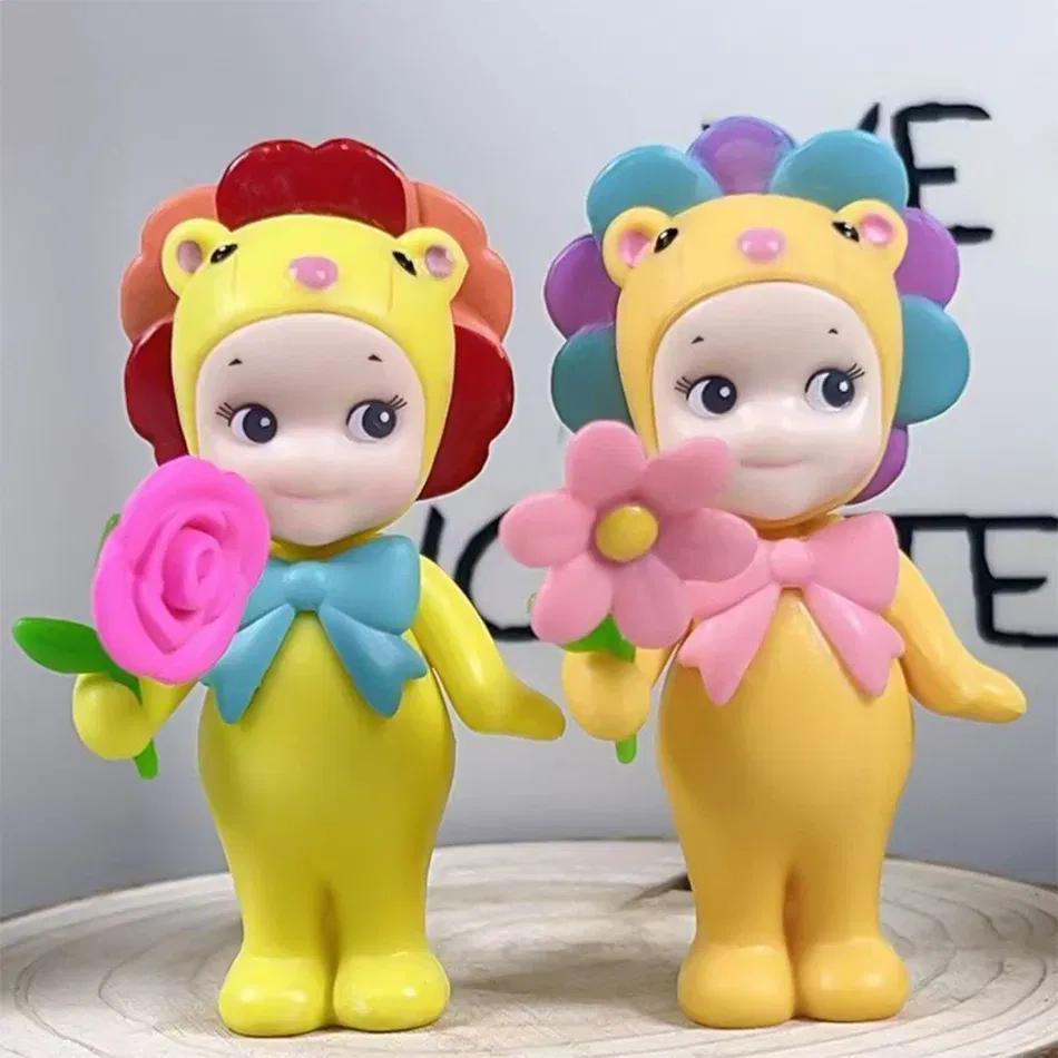 Color: Red - Sunshine Angel Party Angel Kids Christmas Birthday Gift Flower Gift Series Tide Doll Car Decoration Cute Blind Box