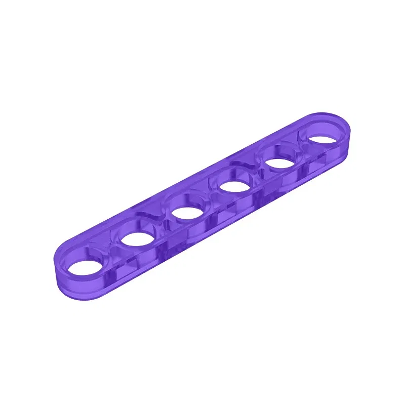 Color: WHITE - Gobricks GDS-694 Technical, Liftarm Thin 1 x 6 compatible with lego 32063 pieces of children's DIY Building Blocks Technical