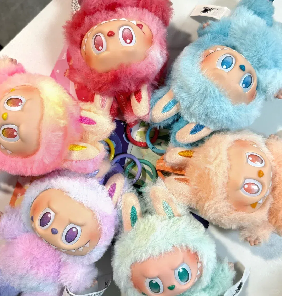 Color: Brown, Ships From: CHINA, Size: One Size - POP MART Authentic Original Labubu V3 V2 V1 Series the MONSTERS Big Into Energy Series Vinyl Plush Pendant Blind Box Plush Toys