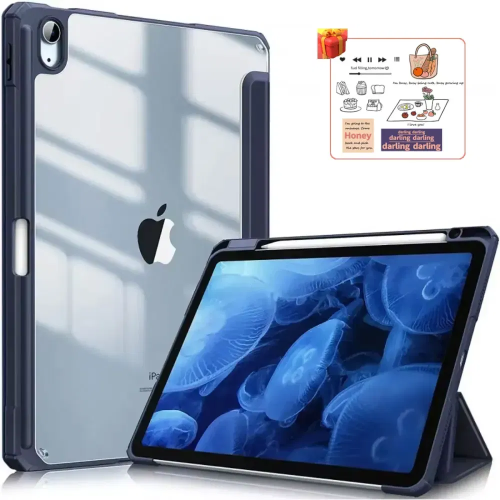 Color: green, Size: iPad pro 12.9 - For ipad 10th generation case iPad Air 11 inch M2 Air 6 Air 5 4th 10.9 Pro 11 M4 Air13 M2 mini 7 6 10.2 7 8 9th Pro 11 12.9 case