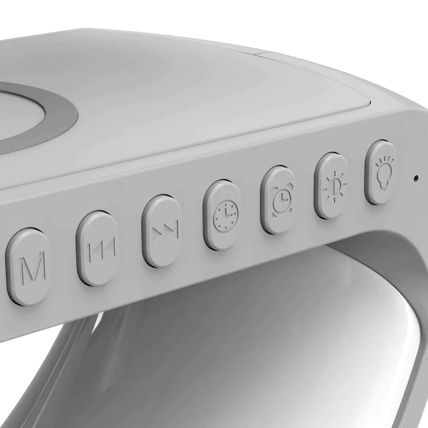 G Light Alarm Clock Mood Light Speaker Wireless Charger
