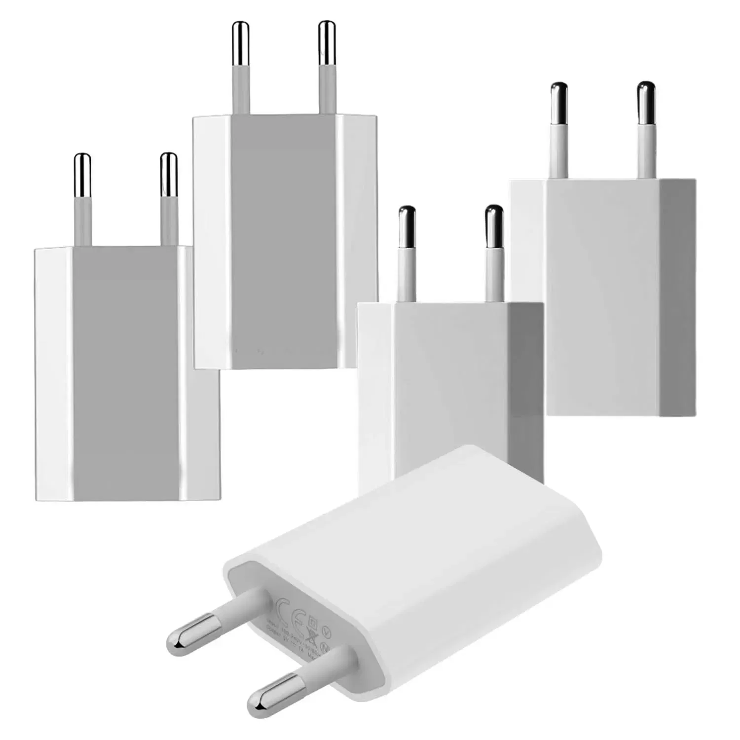 Plug Type: IL - 1/3/5/10pcs 5V 1A Eu AC Home Travel USB Wall Charger For IPhone 6 7 8 plus x xr 11 12 13 14