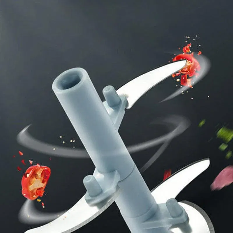 Color: Dark Khaki - 500/900ML Manual Meat Mincer Garlic Chopper Rotate Garlic Press Crusher Vegetable Onion Cutter Kitchen Cooking Accessories