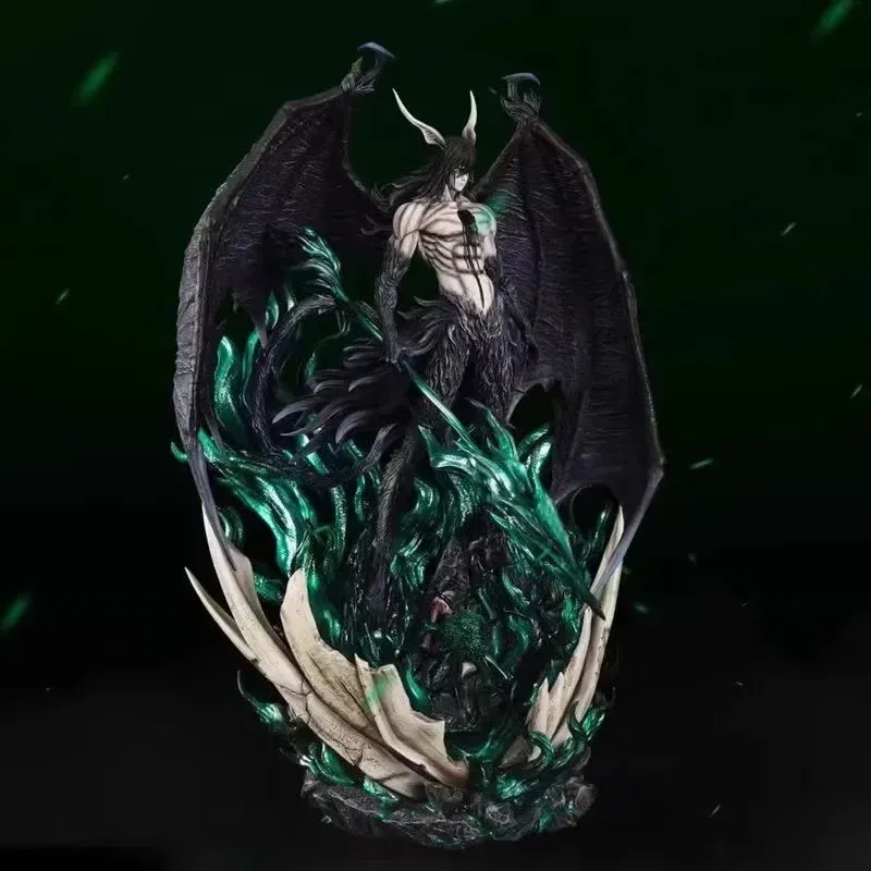 Color: black, Size: >40cm - 33cm Bleach Anime Figures Kurosaki Ichigo Hollow Ulquiorra Cifer Figure Gk Statue Pvc Figurine Collection Models Decoration Toys