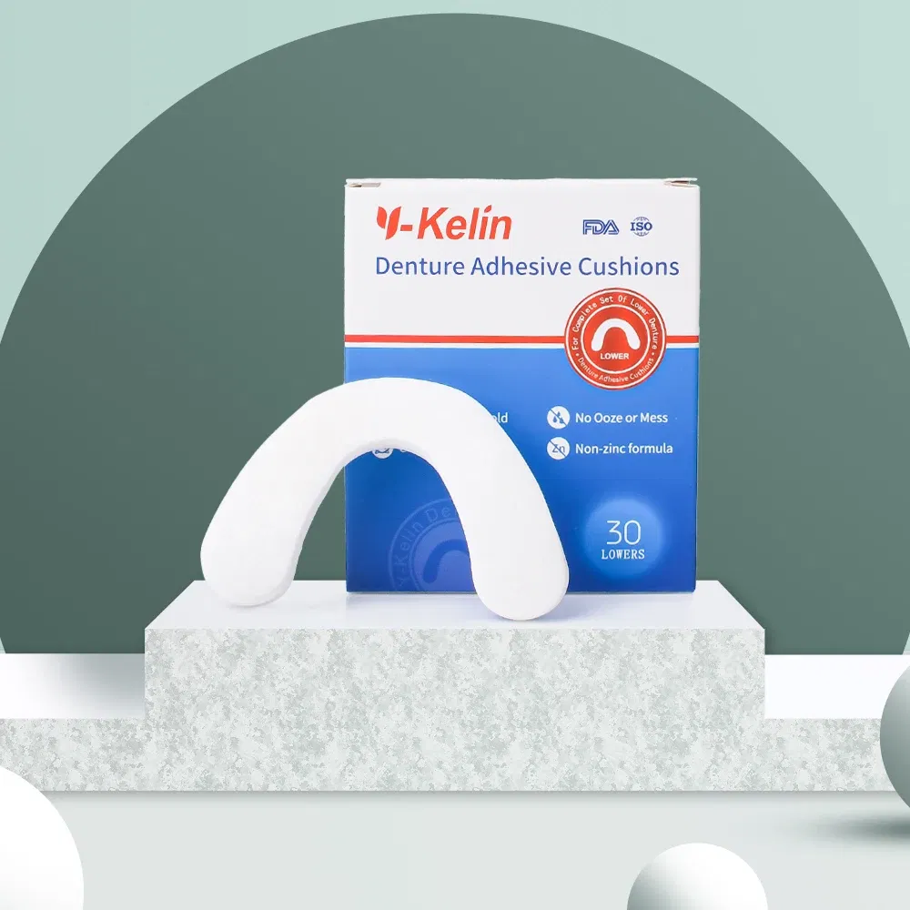 Color: green, Ships From: CHINA - Y-Kelin Denture Adhesive Cushion Lower 120 Pads (4 Pack)