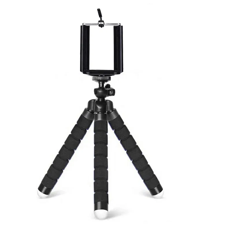 Color: black - Tripods Tripod For Phone Mobile Camera Holder Clip Smartphone Monopod Tripe Stand Octopus Mini Tripod Stativ For Phone