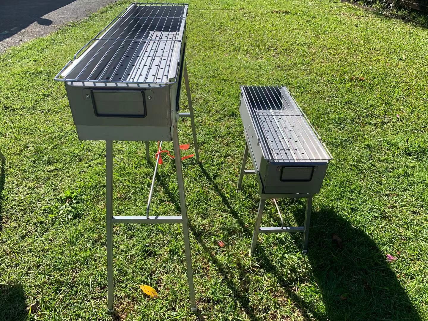 100cm X 20cm High quality Stainless Steel Charcoal BBQ Grill