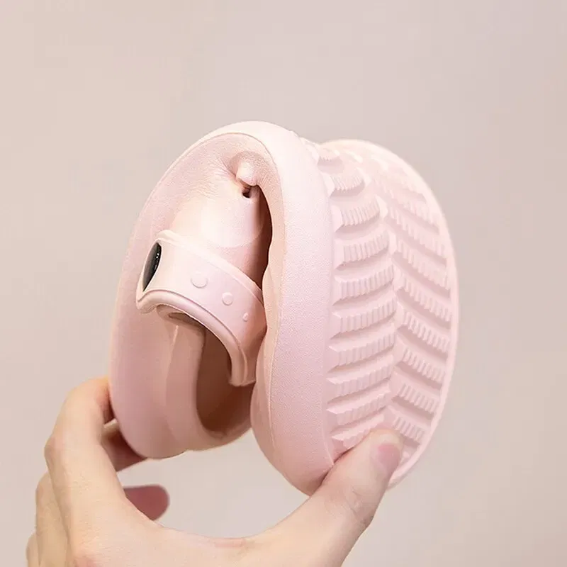 Shoe Size: 37, Color: Pink - Clogs Women Sandals Summer Casual EVA Lightweight Outdoor Women's Shoes Anti Slip Thick Sole Beach Slides Couple Garden Shoes