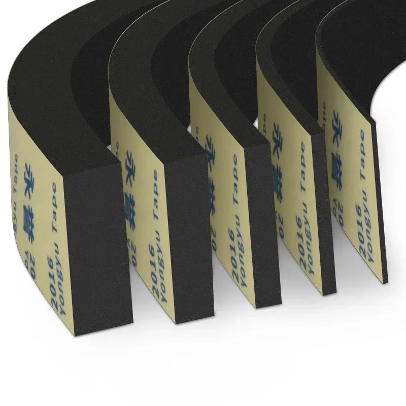 Color: WHITE, Width: 150mm - Rubber Self Adhesive Sponge Seal Strip Single Sided Adhesive EVA Black Foam Anti-collision Seal Gasket Width10-50mm Thick 1-5mm