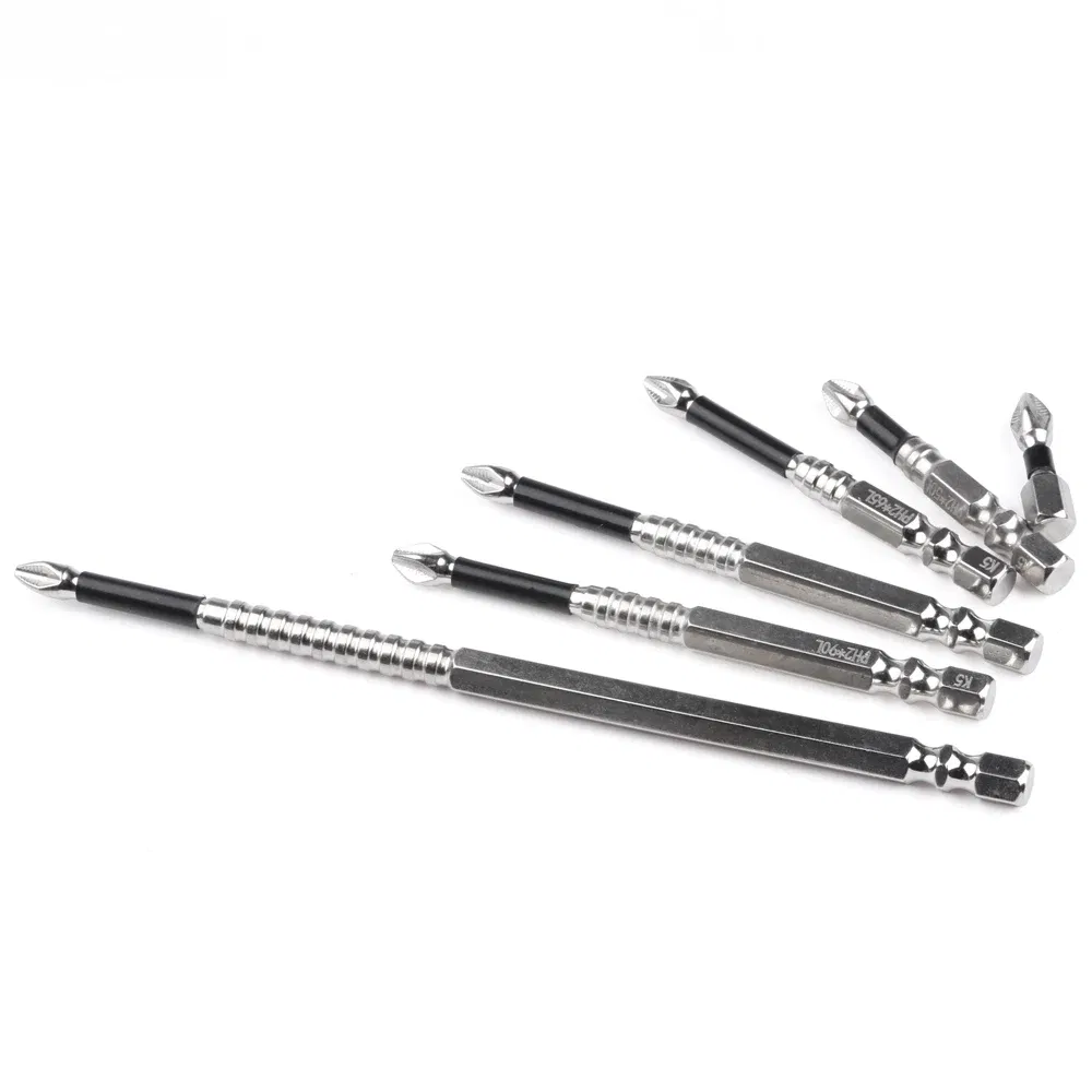 Color: Khaki - K5 Non-slip High Hardness Bit S2 Strong Magnetic 5A Black Non-slip Cross Head Electric Drill Electric Screwdriver Bit