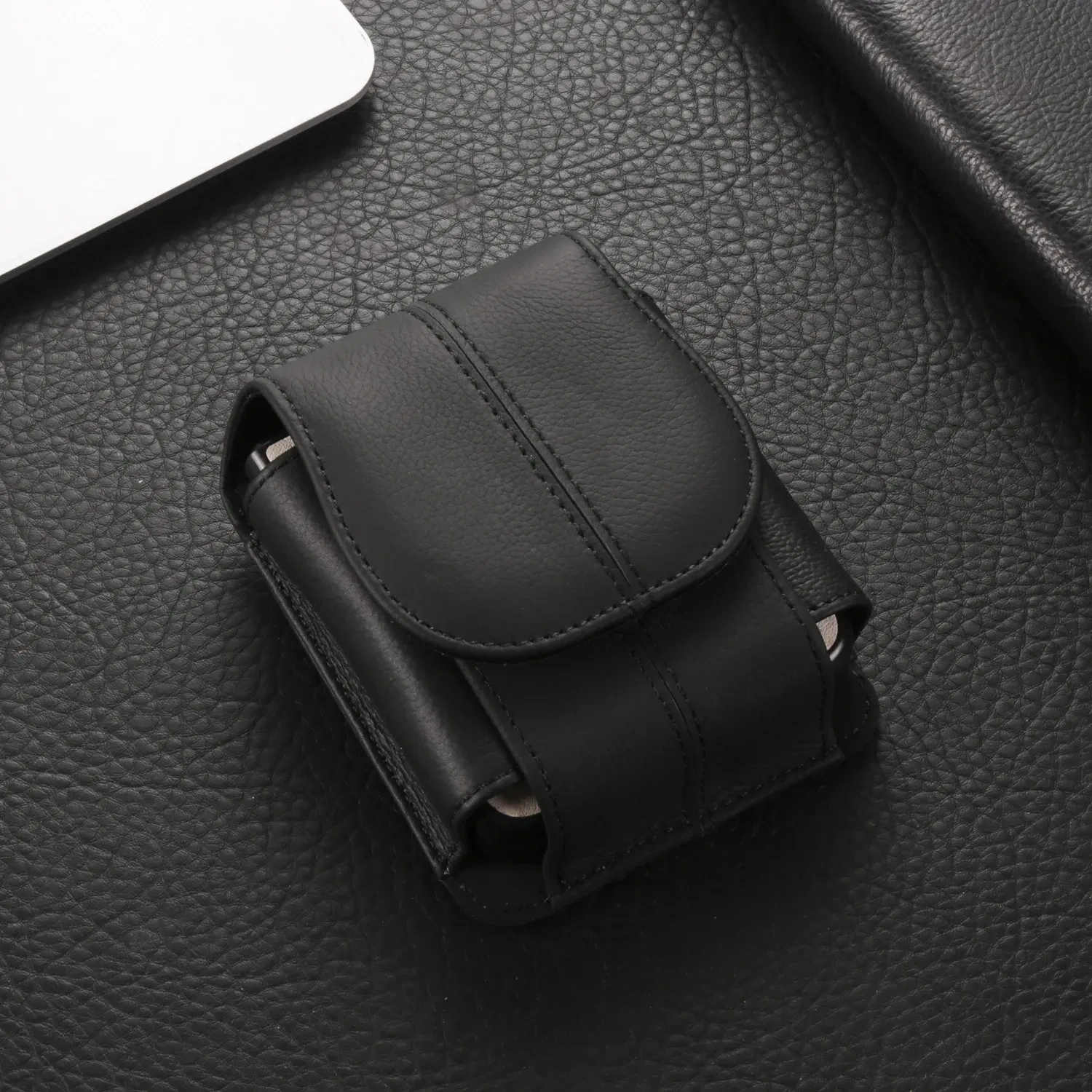 Color: black, Ships From: CHINA, Material: POLYESTER - Cow Leather Belt Clip Case Holster Pouch For Samsung Galaxy Z Flip 6 5 4 3,Moto Razr 50 40 Ultra,Huawei P50 Pocket S Waist Bag