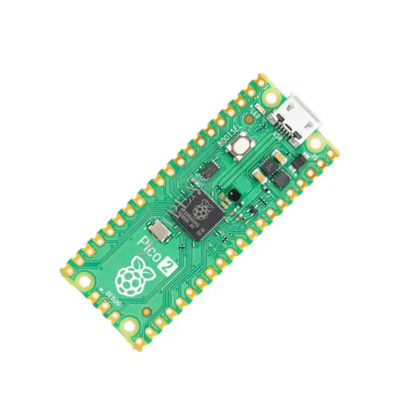 Color: WHITE - Raspberry Pi Pico 2 RP2350 Pico2 Optional Pico2W 2 W ARM Cortex-M33 And RISC-V Hazard3 520KByte 4MByte QSPI Flash