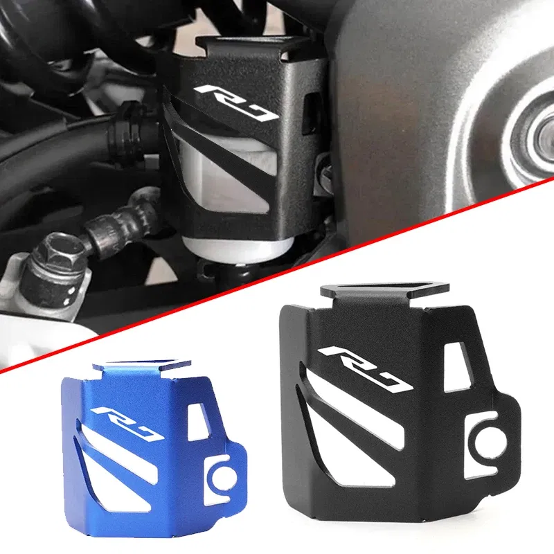 Color: Lavender - YZF-R7 Rear Brake Fluid Reservoir Guards For YAMAHA YZF R7 YZFR7 2021 - 2024 2023 Motorcycle Brake Cylinder Pump Cover Protector