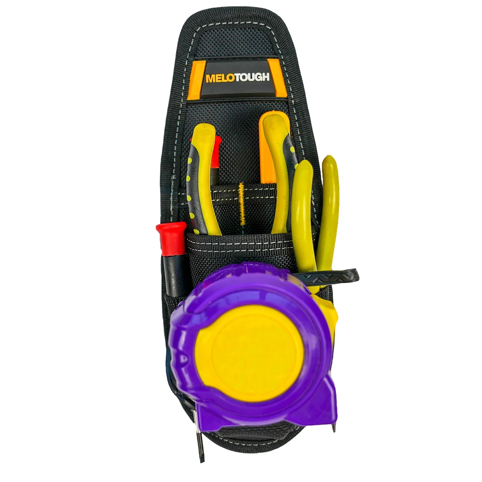 Color: Red - Small Tool Holder, Min Work Organizer Tool Pouch and Knife Holder with Snap Clip