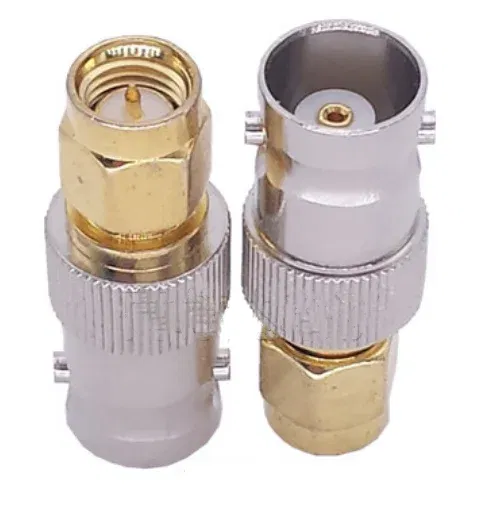 Color: green - Q9 BNC To SMA Adapter SMA Male Female To BNC Male Female Straight  Coaxial RF Connector