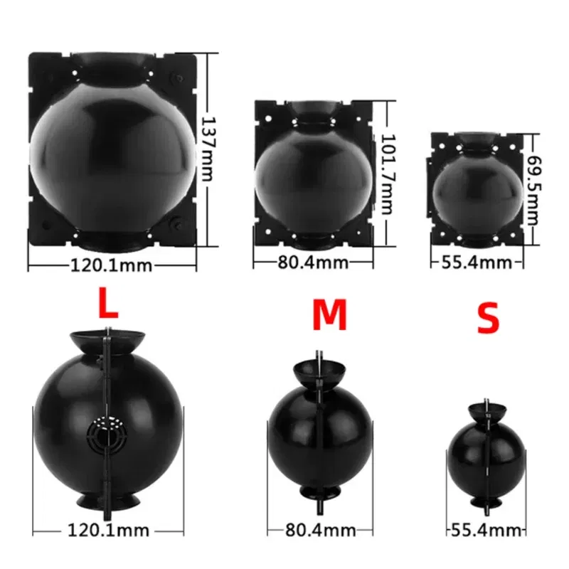Color: black - 6pc Plant Rooting Ball S-l High Pressure Graft Breeding Case Nursery Box Propagation Plant Root Pot Garden Accessories