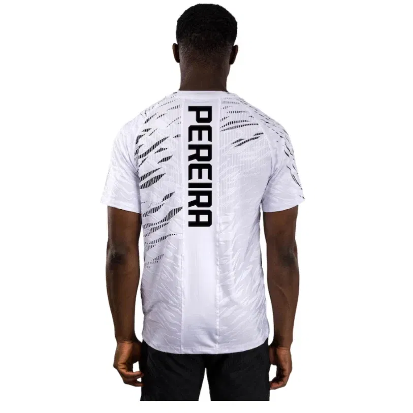 Color: black, Size: XL - 2025 New quick-drying tops for Summer  Men's UFC Fusion by Venum Black/Gold Alex Pereira Authentic Fight Night Champion Walkout