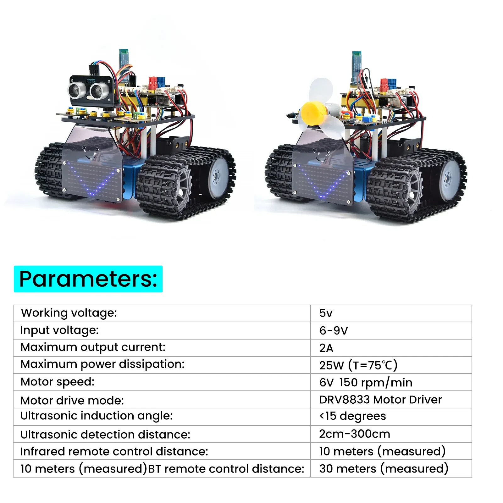 Newly Version! Keyestudio Mini Tank Robot Car V3.0 For Arduino Robot Car Kit DIY Electronic Kit STEM Kids Programmable Toys