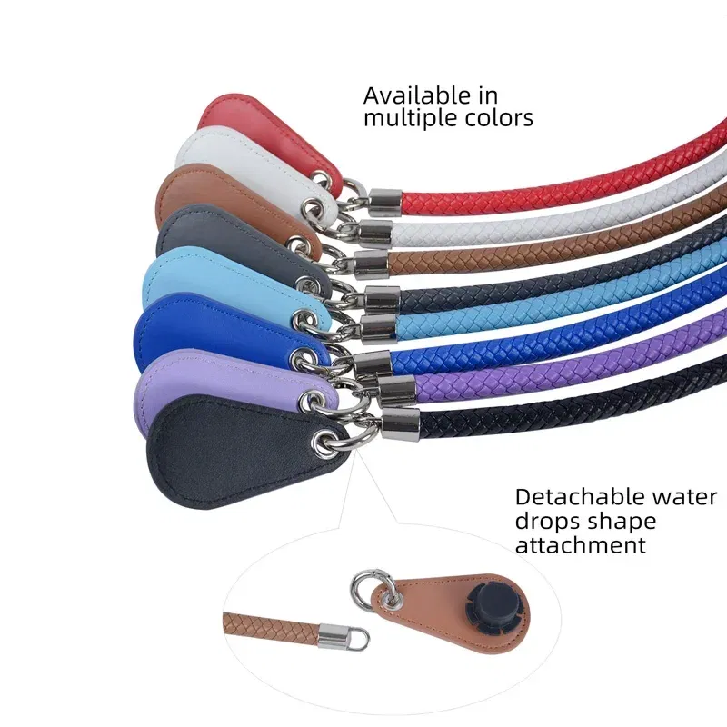 Color: Silver, Ships From: CHINA - New 1 pair Obag PU Woven braided leather Rope Handles straps round handlefor O Bag accessoires