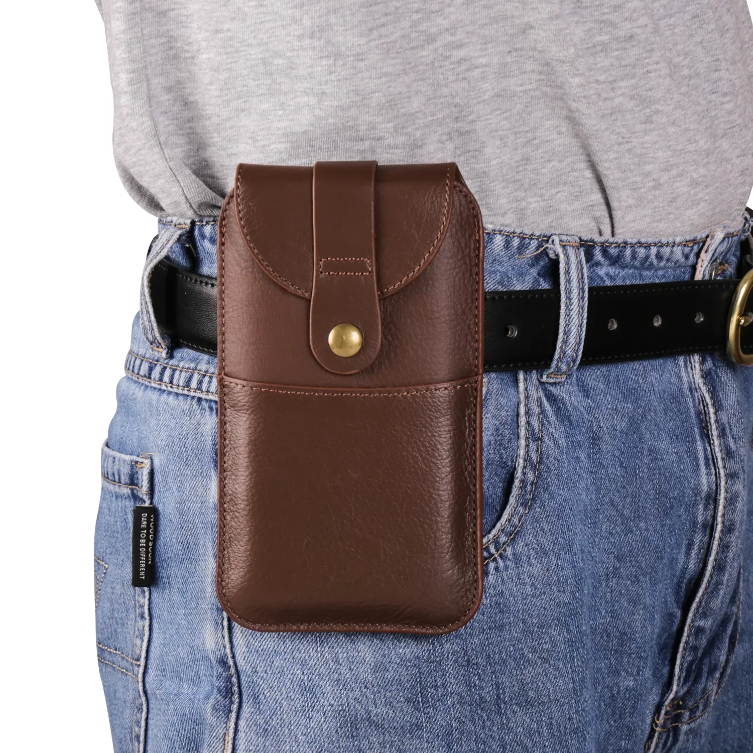 Color: black, Ships From: CHINA, Material: CANVAS - Real Genuine Leather Belt Clip Phone Case Men Waist Bag For Samsung Galaxy A13 A23 A33 A53 A73 A14 A24 A34 A54 M34 Holster Pouch
