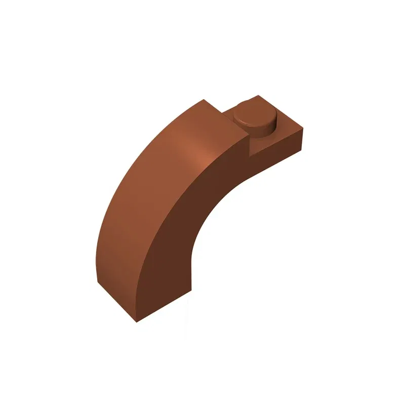 Color: RED - MOC PARTS GDS-719 BRICK W. BOW 1X1X2 compatible with lego 6005 92903 children's toys Assembles Building Blocks Technical