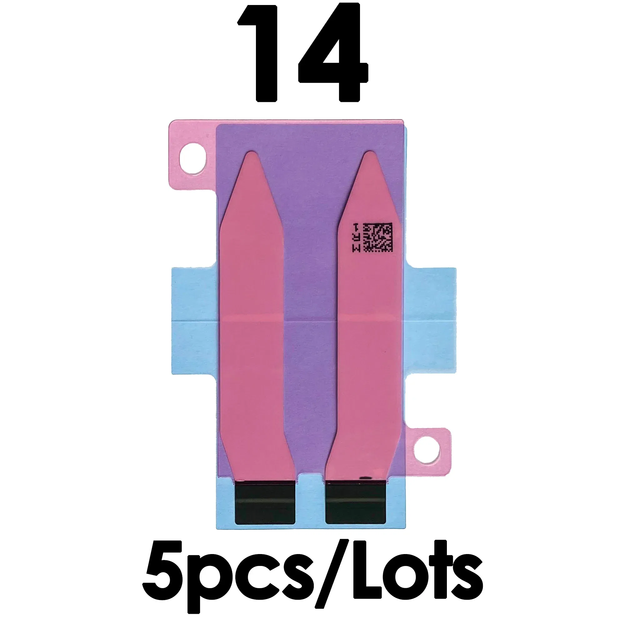 Color: Pink - 5Pcs Battery Adhesive Sticker for iPhone 13 14 15 16 Pro Max 14 Plus 11Pro 12 Mini 13Pro Battery Glue Tape Replacement Pull Tab