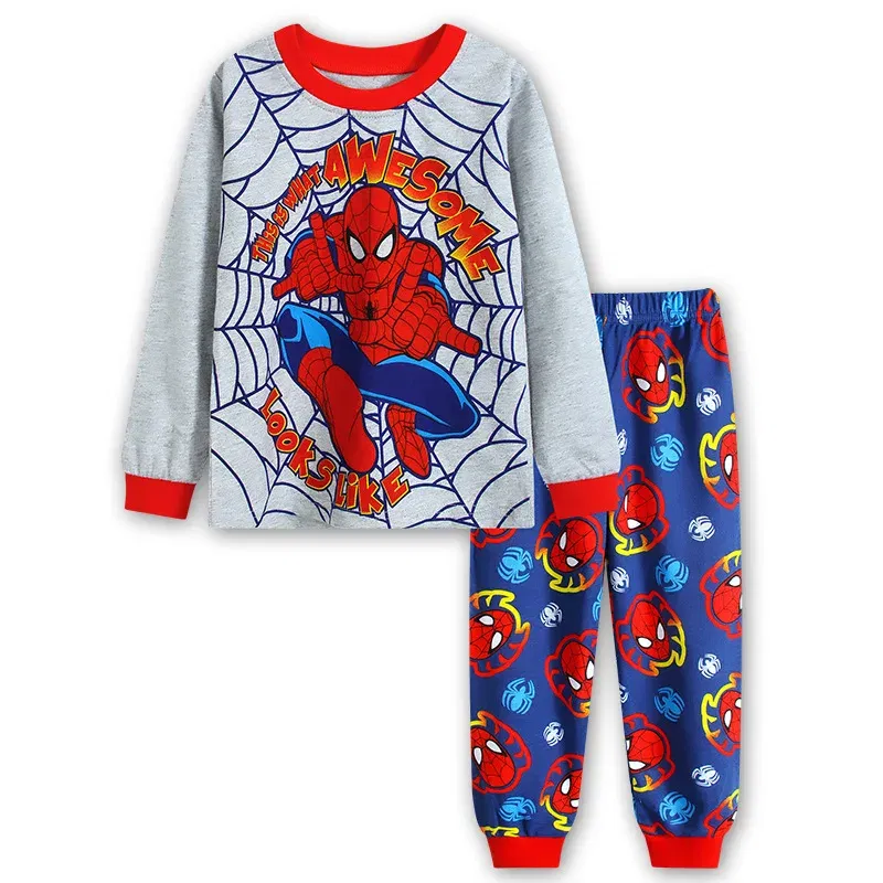 Color: Orange, Kid Size: 11 - kids pajamas set baby pijama boys animal sleepwear girls cute soft nightwear children clothing homewear