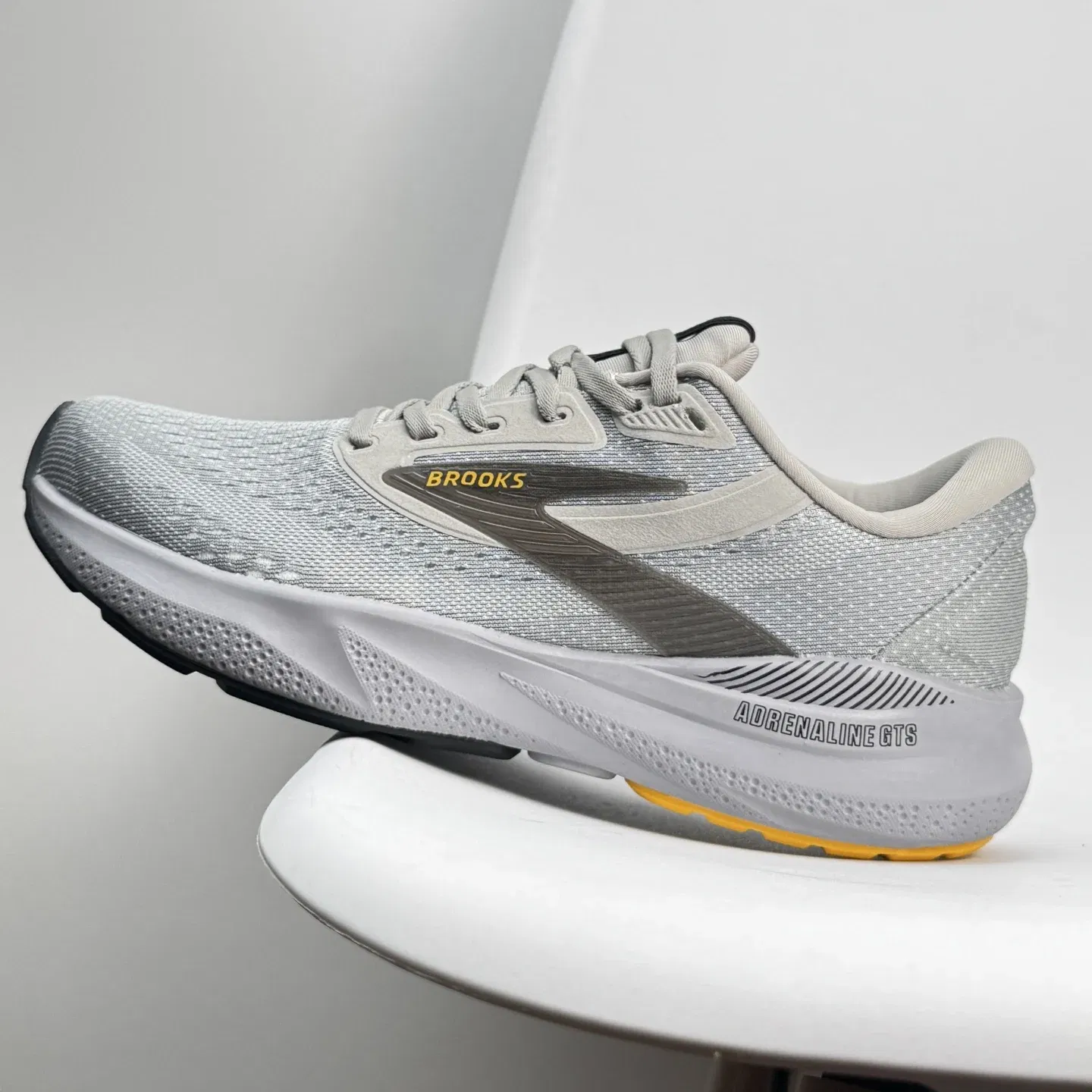 Original Brooks Men's Adrenaline GTS 24 Running Shoes Cushioned Comfortable Sports Training Professional Casual Sneakers