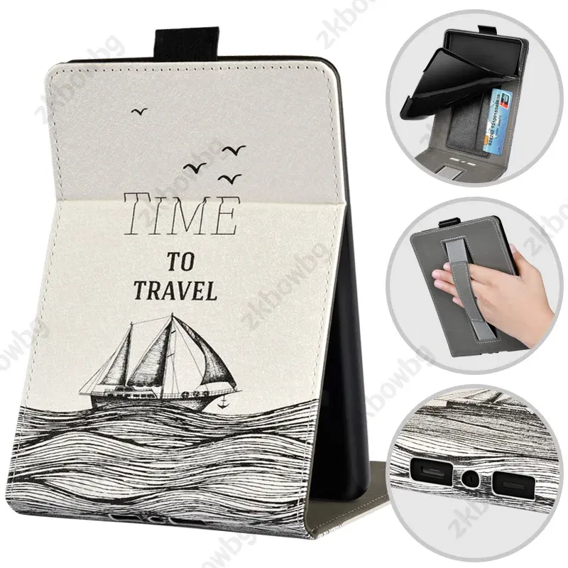 Color: Champagne, Size: eleven - Cute Smart Case for 6.8' 6'' Kindle Paperwhite Signature 11th Generation Edition 12th 2024 7'' 7th 10th 6th M2L4EK RS23CV Cover